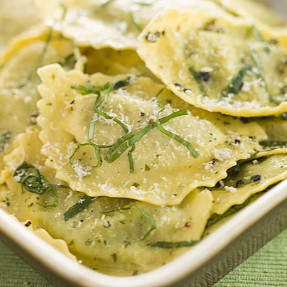 Ispanak Ricotta Peynirli Ravioli