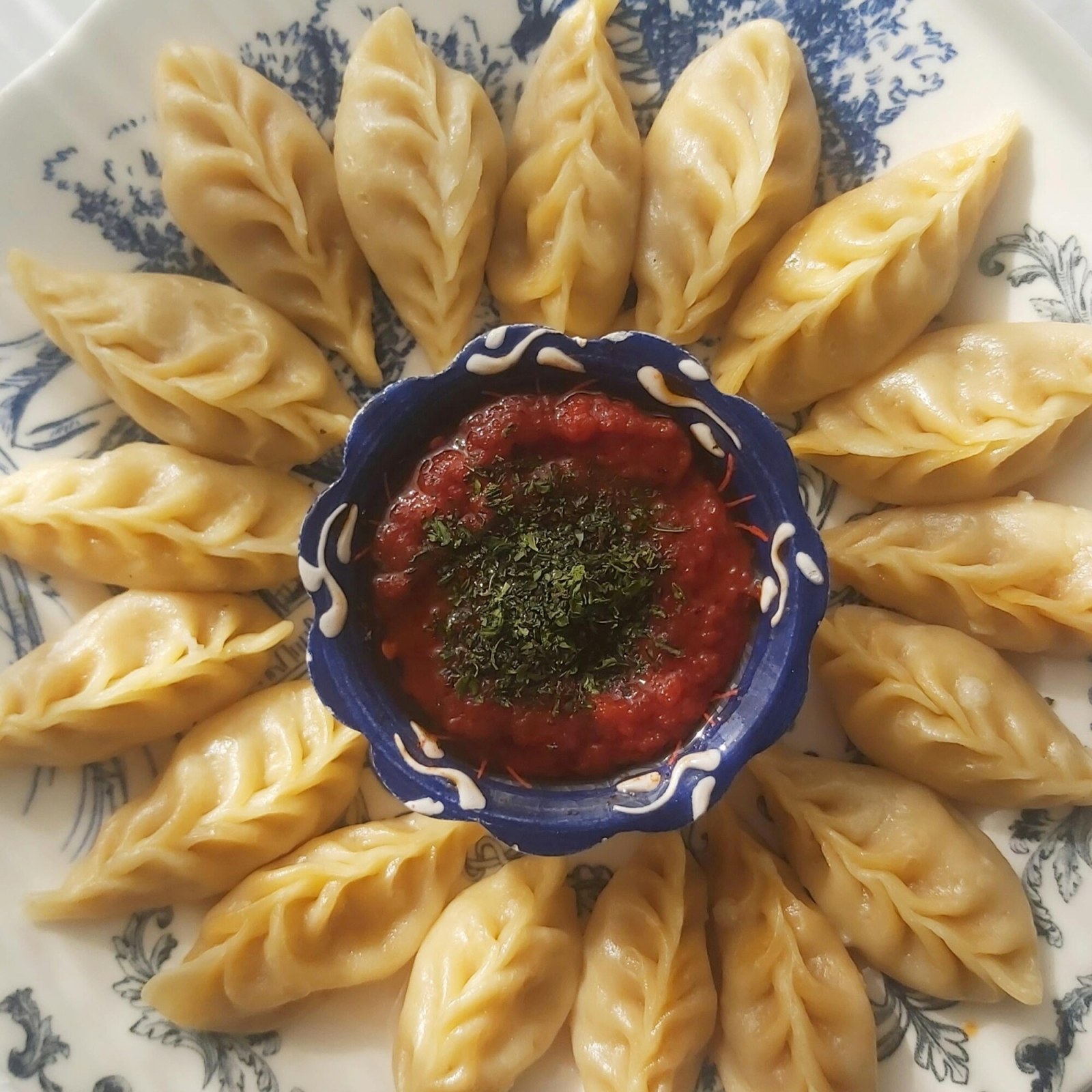 Patatesli Çerkes Mantısı