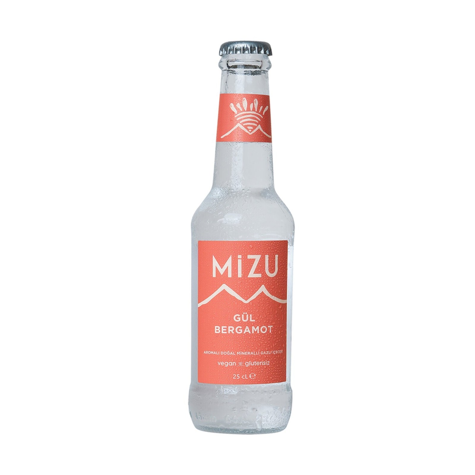 Mizu Gül & Bergamot Aromalı Soda (25 Cl)