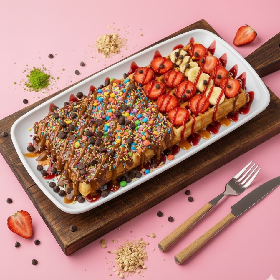 Karamellim Waffle (İki Kişilik)
