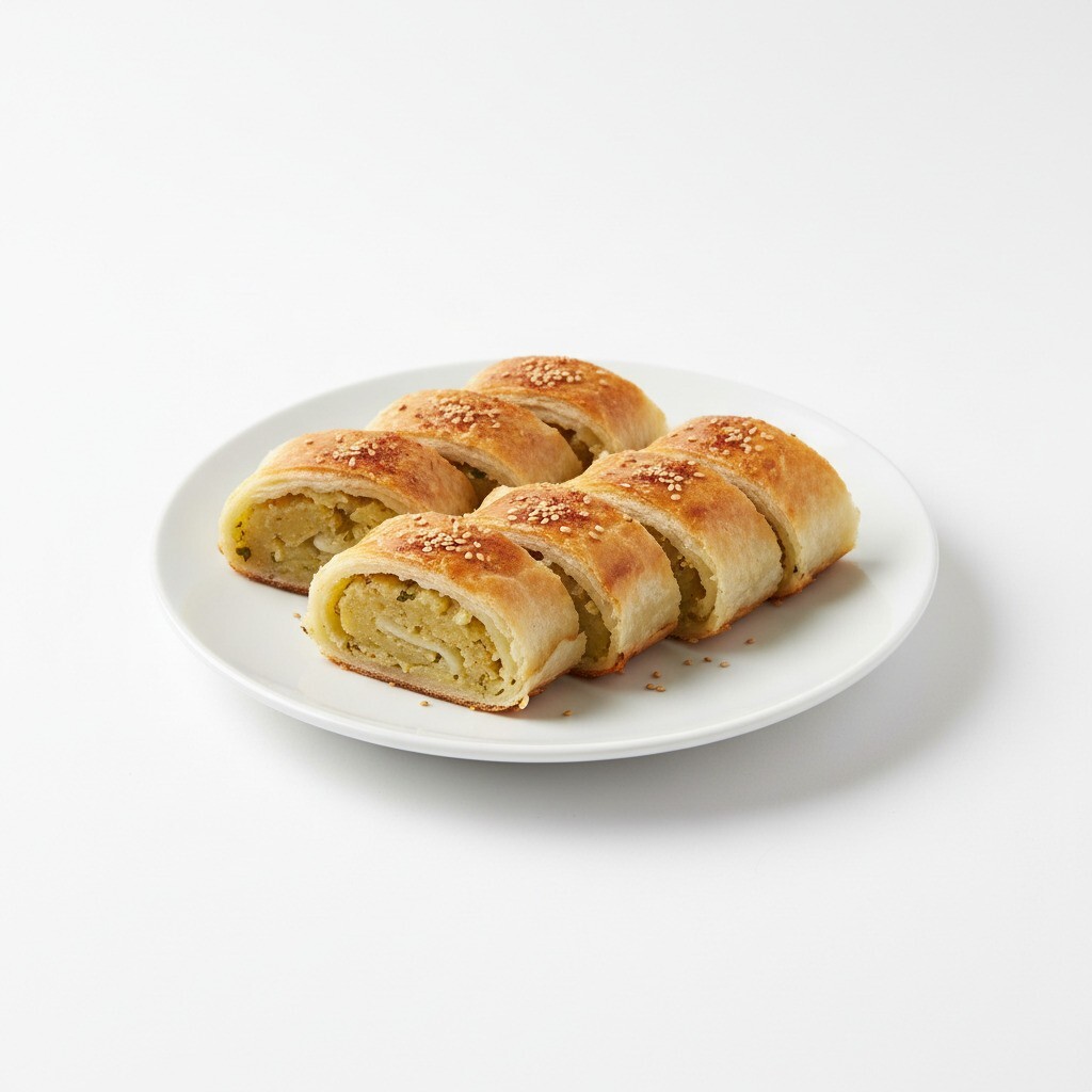 Patatesli Kaşarlı Serpme Börek