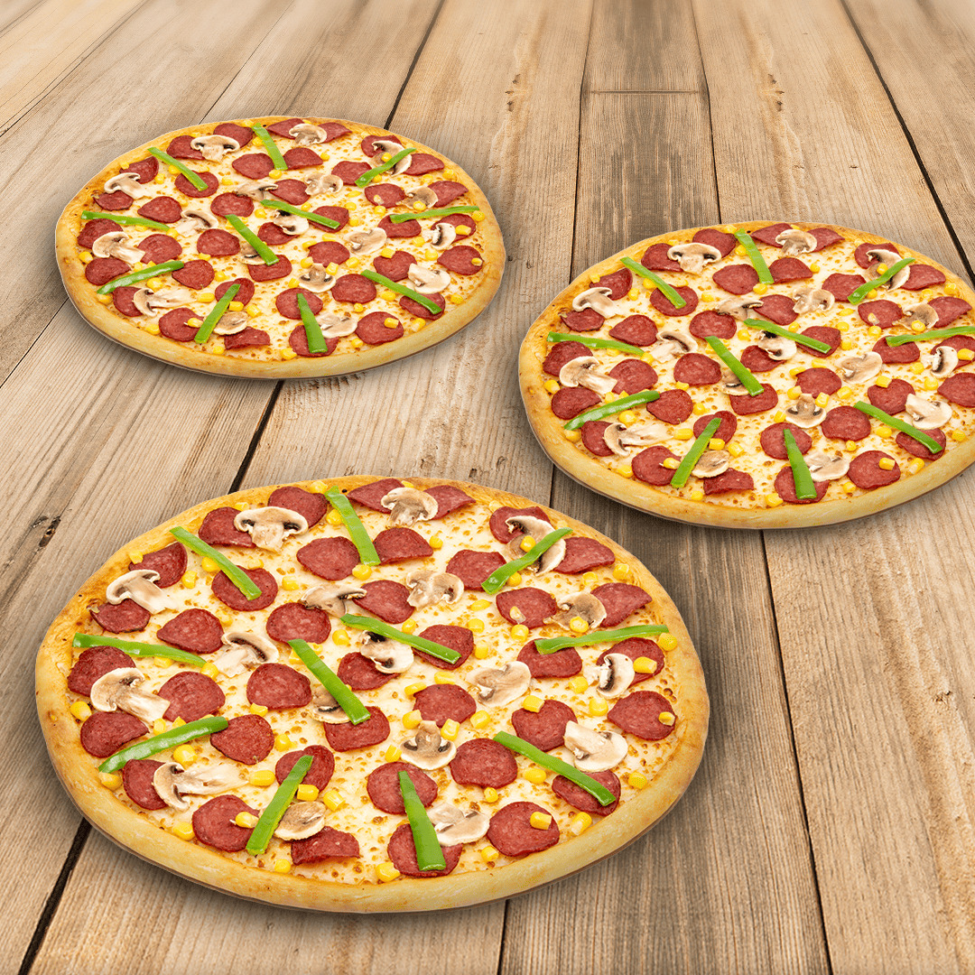 3 Adet Orta Boy Star Pizza