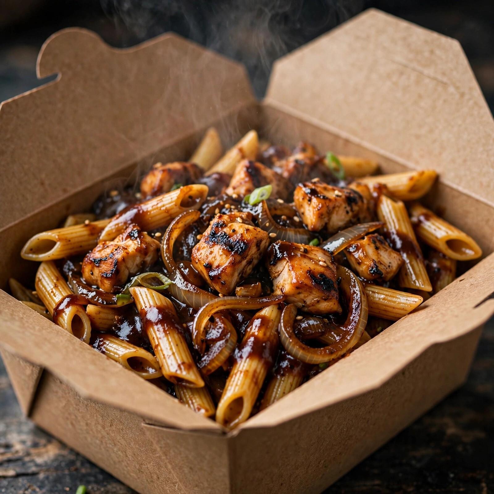 Barbekü SosluTavuklu Penne