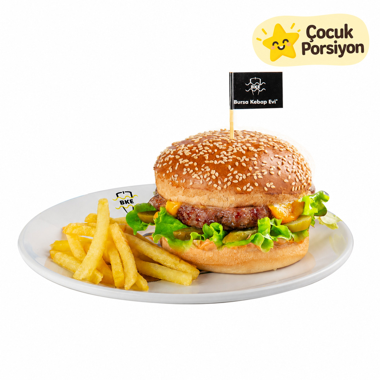 BKE | Çocuk Köfte Burger Menüsü