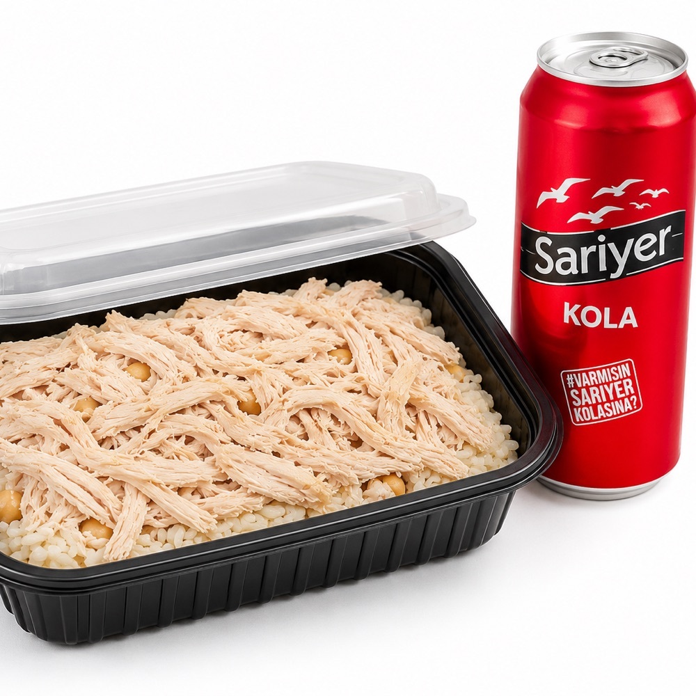 Tavuklu Pilav (1.5 Porsiyon)+ Sarıyer kola (330ml)
