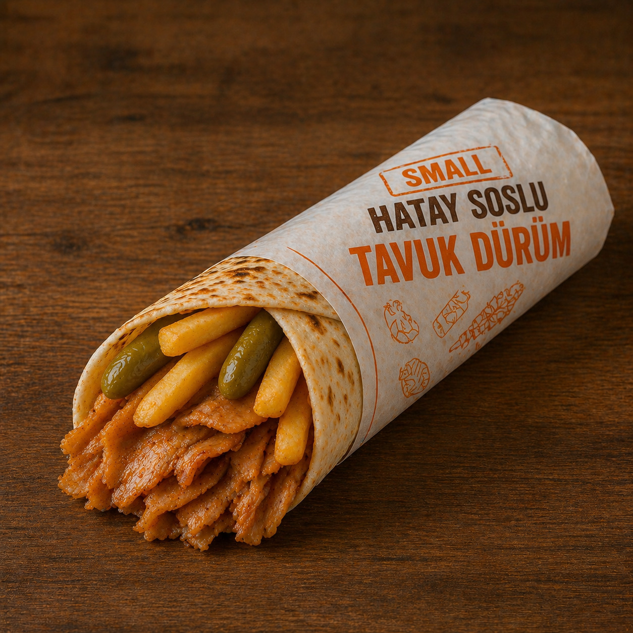 Hatay Soslu Tavuk Small Dürüm