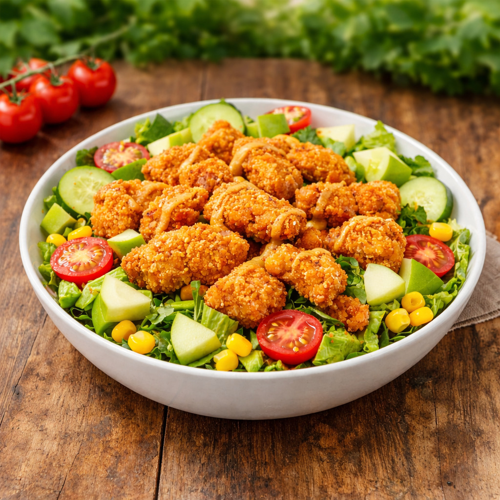 Çıtır Tavuk Salata