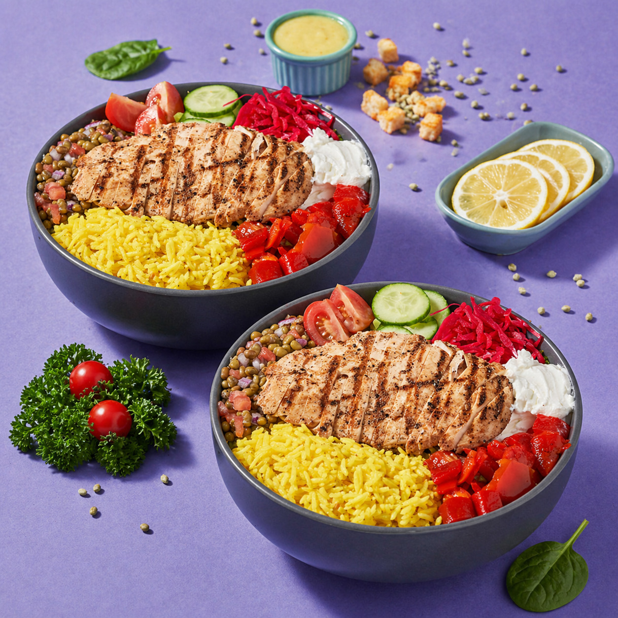 2 x Mexican Tavuk Bowl