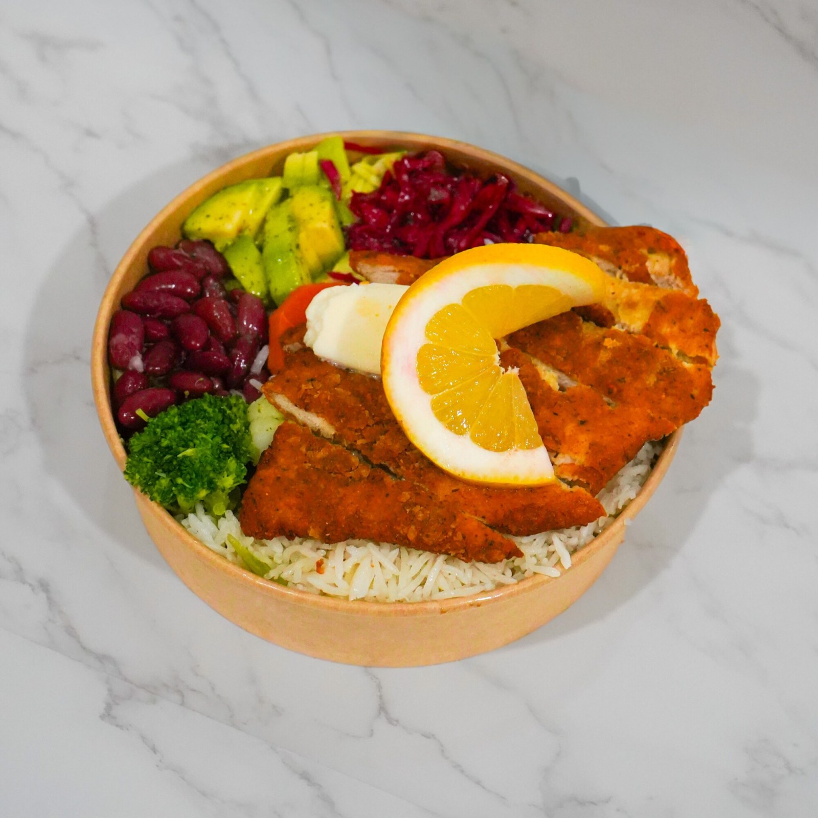 Chicken Schnitzel / Tavuk Schnitzel Bowl