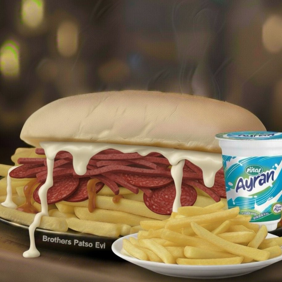 Çılgın Patso + Patates Kızartması + Büyük Ayran