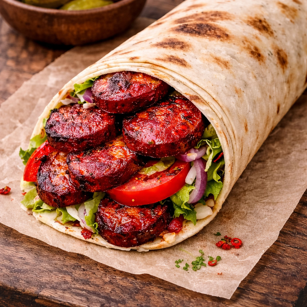 Izgara Dana Sucuk Dürüm (125 gr)