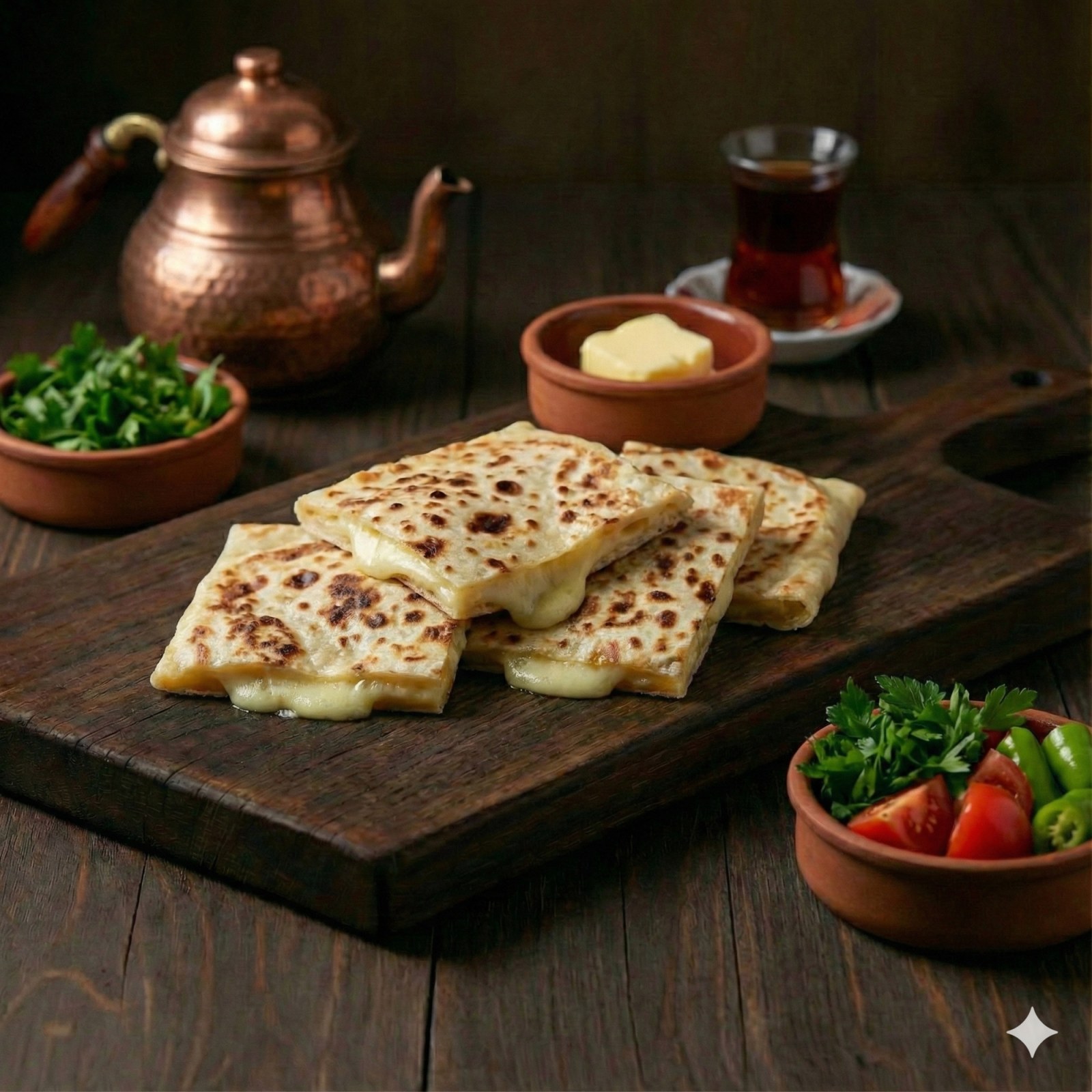 Karışık Peynirli Gözleme