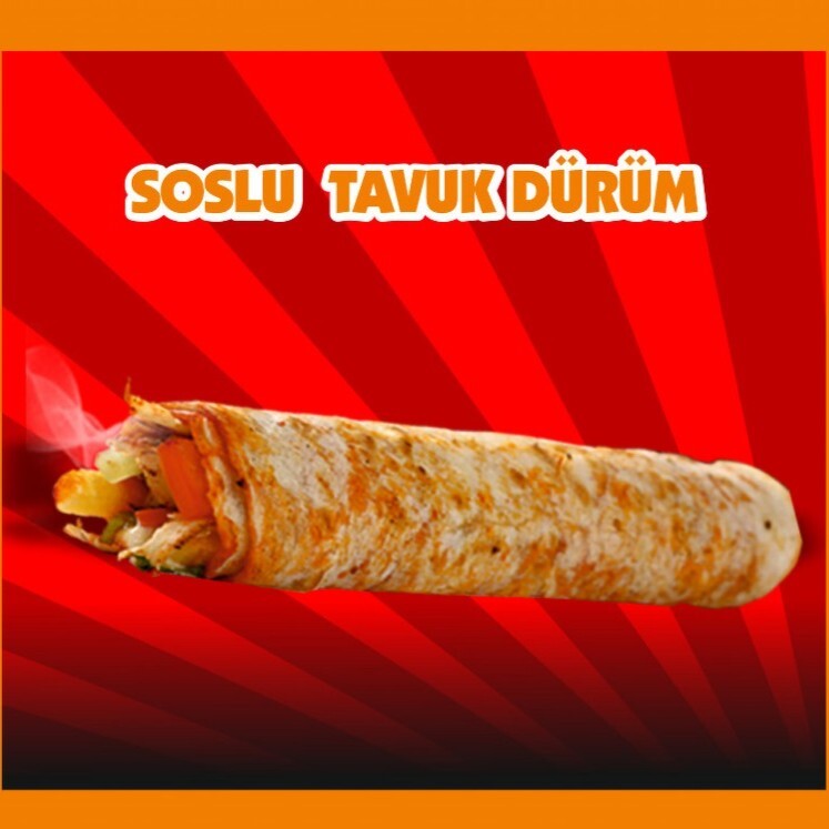 Soslu Tavuk Döner Dürüm