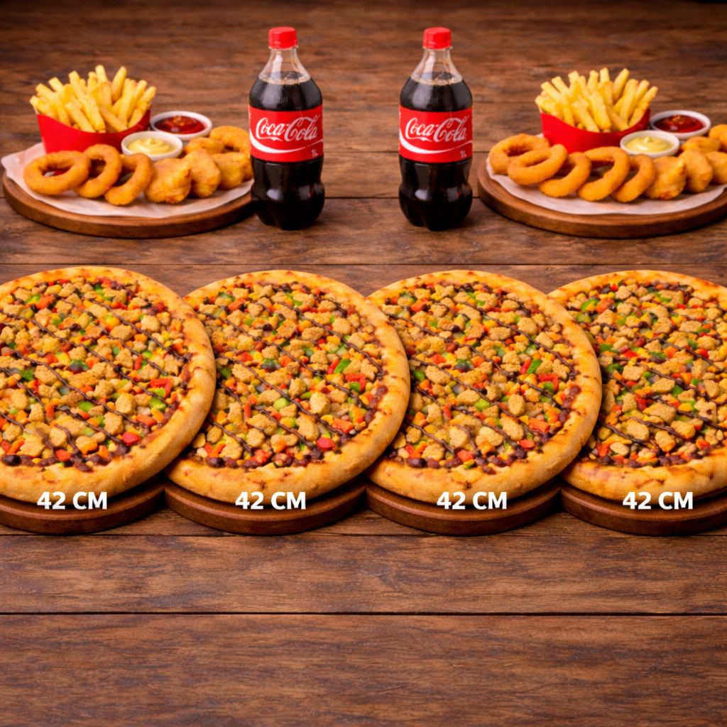 Artisan 4'lü Jumbo(42cm) Pizza Menü