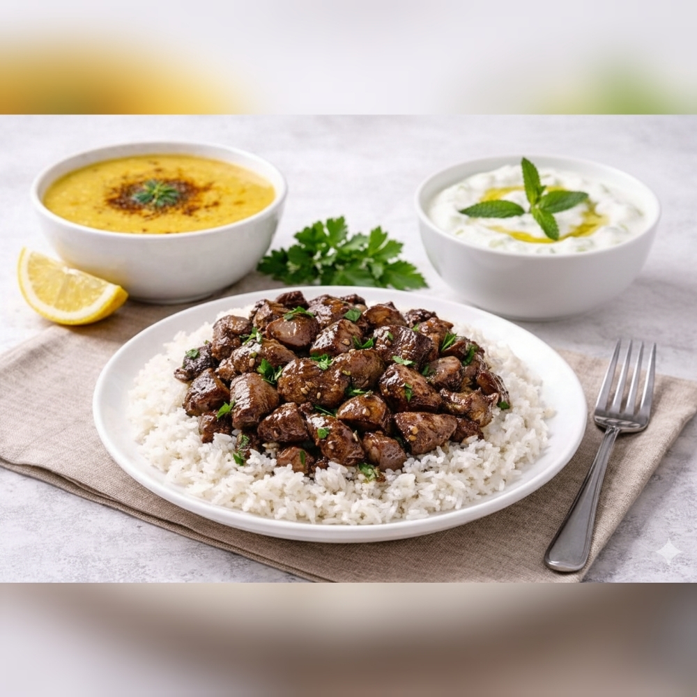 Tavuk Ciğerli Pilav Menü 7