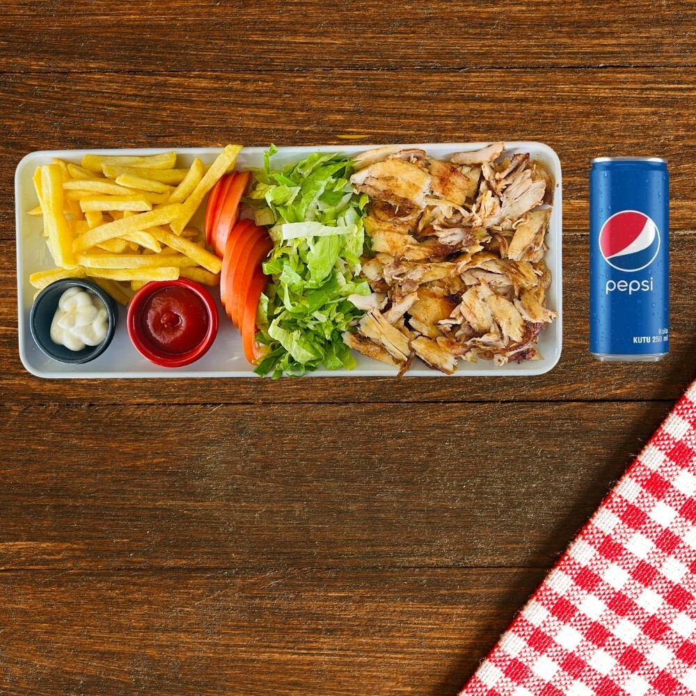 Porsiyon Tavuk Döner Menü