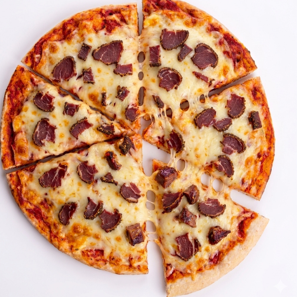 Pastırmalı Pizza (Büyük Boy)