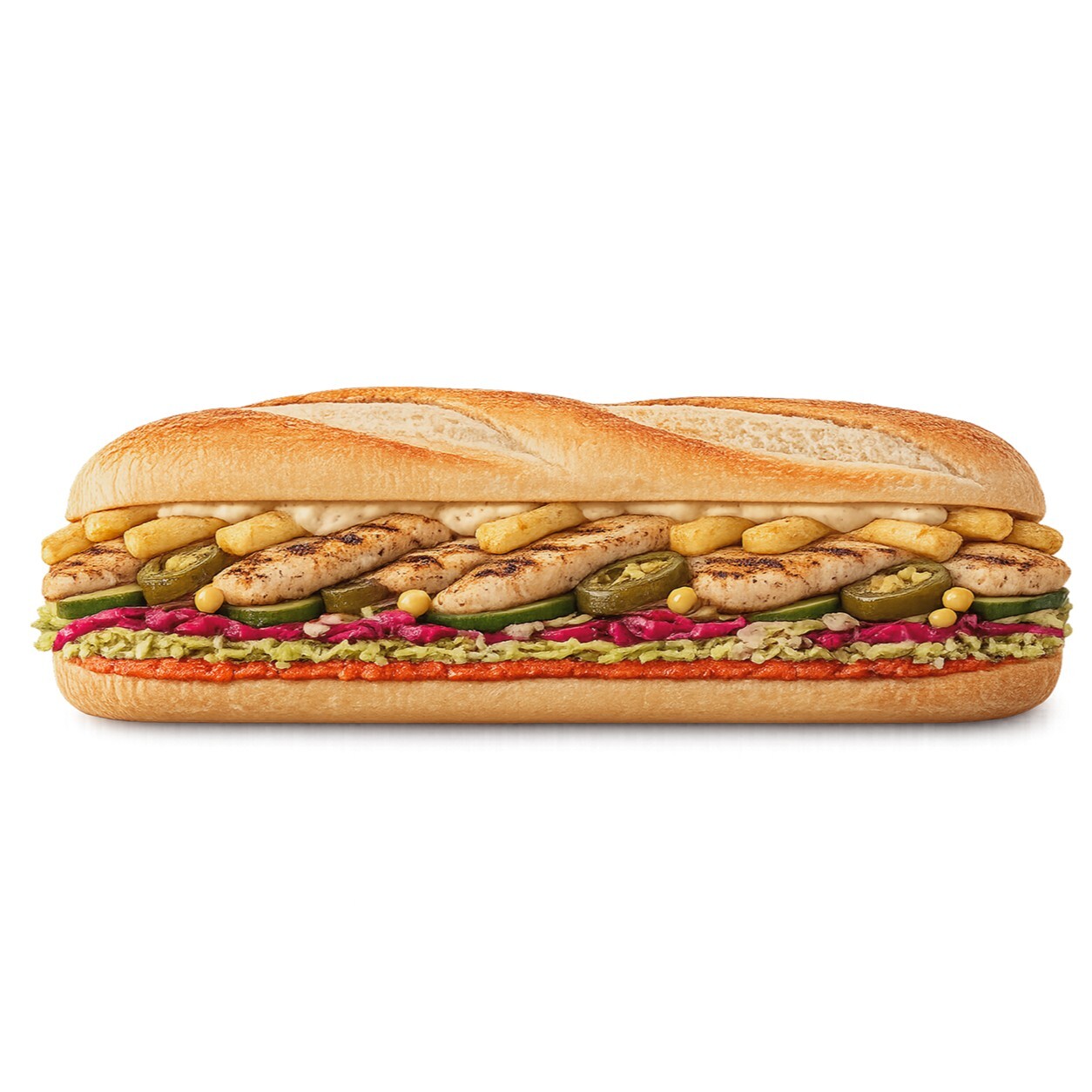 Acı Tavuklu Sandviç