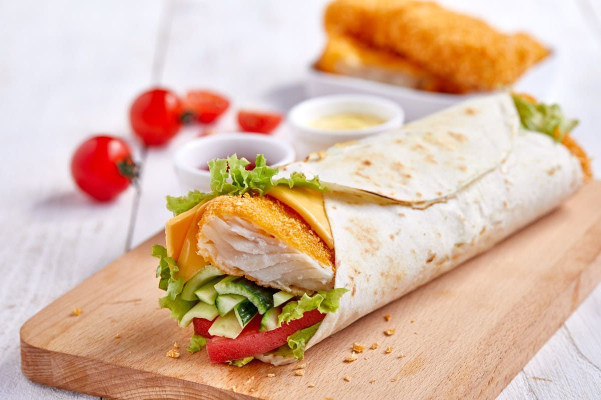 BBQ Soslu Çıtır Tavuklu Wrap