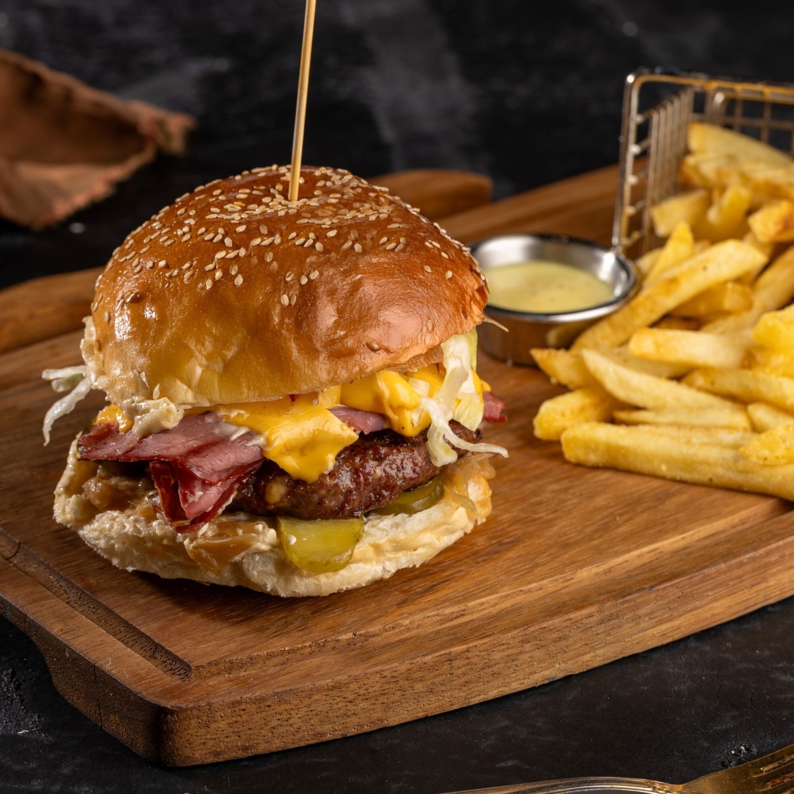 Trüf Mayonezli Burger