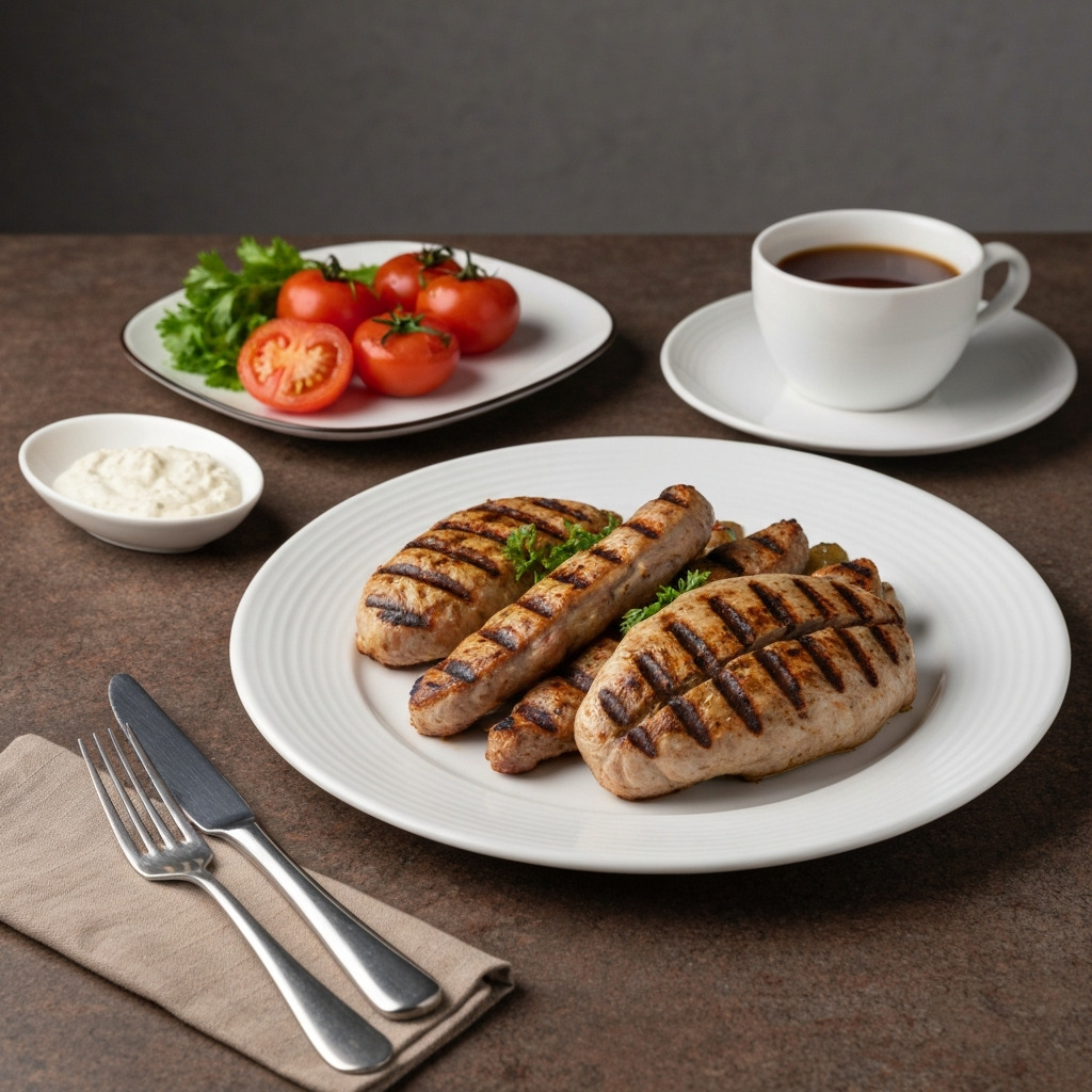 Vejetaryen Grill Vegatables Sandviç