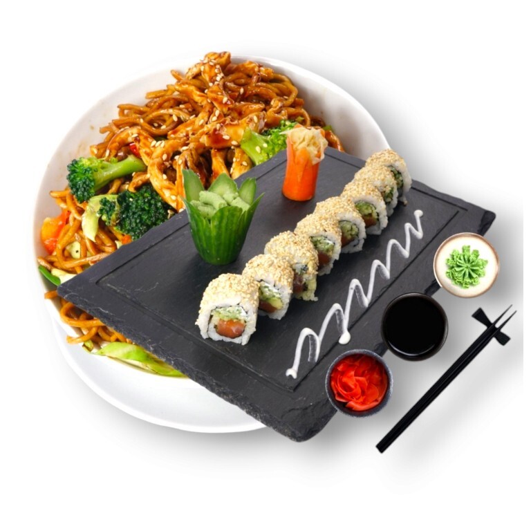 Noodle & Sushi Menü 3