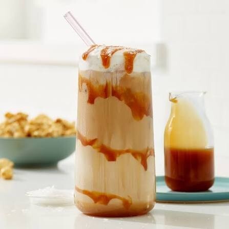 Iced Salted Karamel Latte