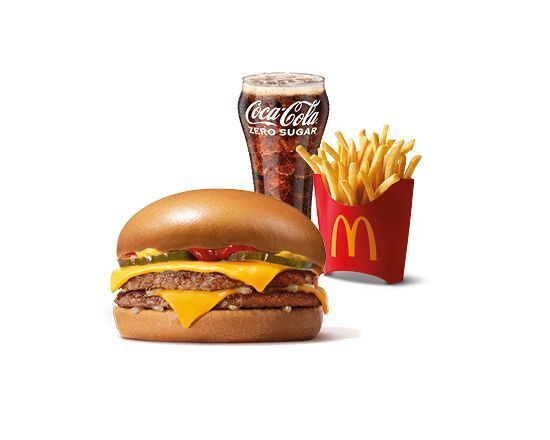 Double Cheeseburger Menü