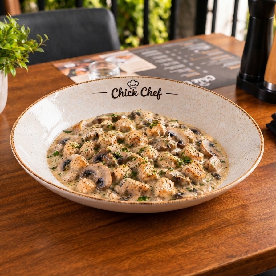 Chef'in Mutfağından Kremalı Mantarlı Tavuk