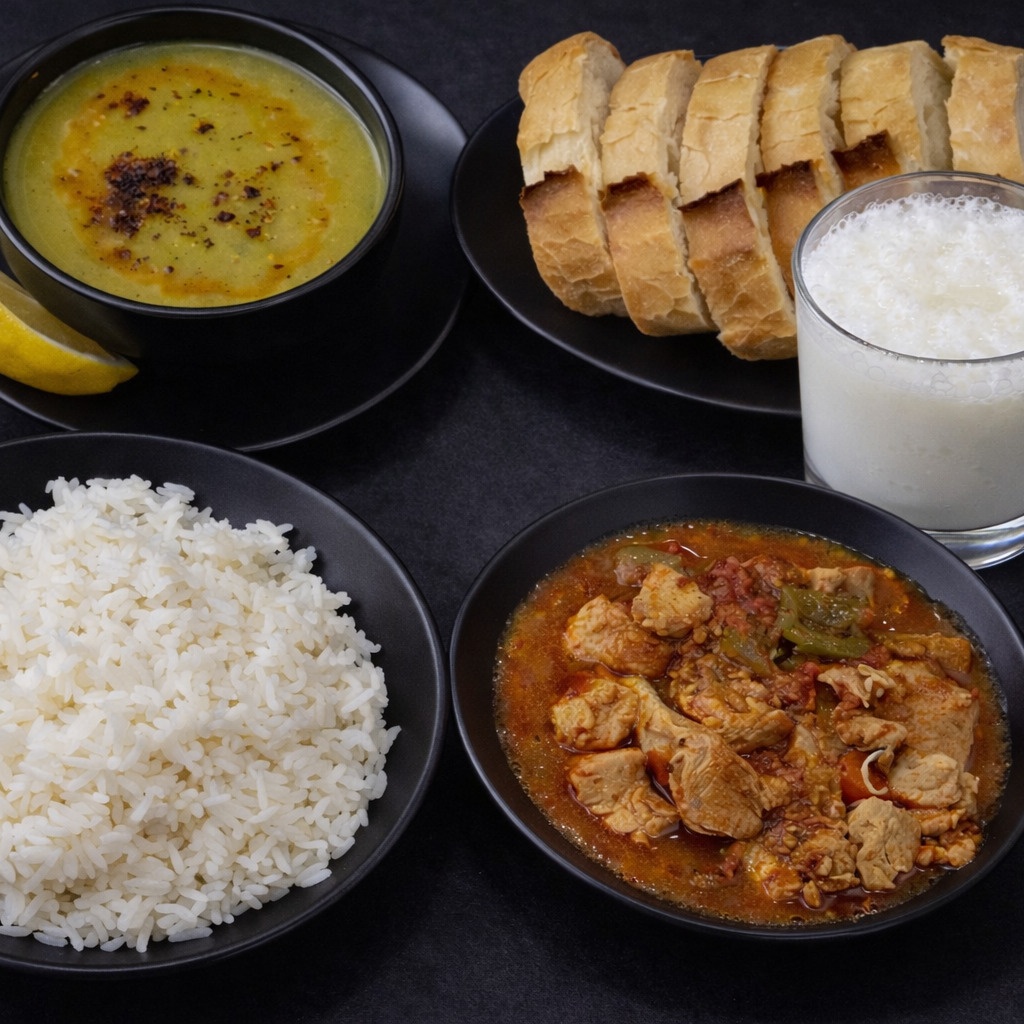 Tavuklu Yemek Menü