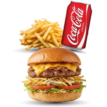 Cheese Burger (120 gr) Menü