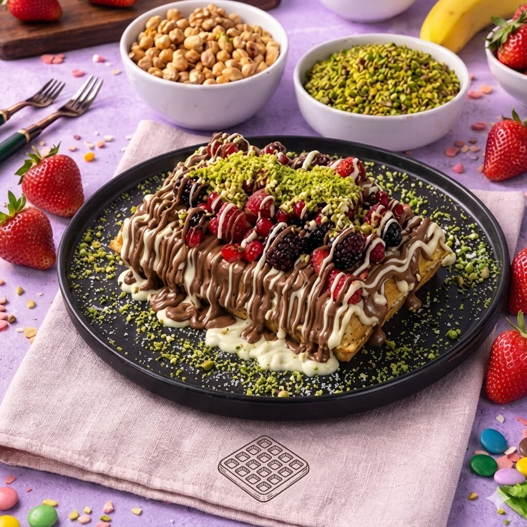 x Kırmızının Aşkı Waffle