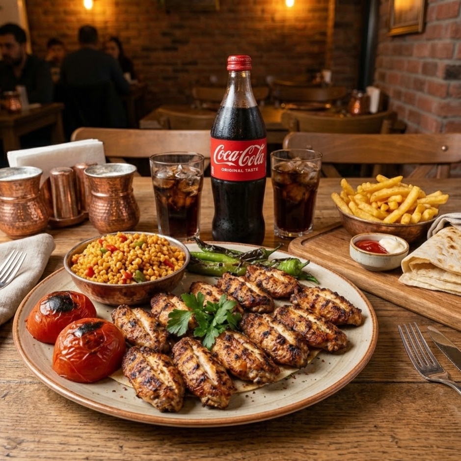 Izgara Uç Kanat 12'li Menü🍖🔥🍟🫓🥤