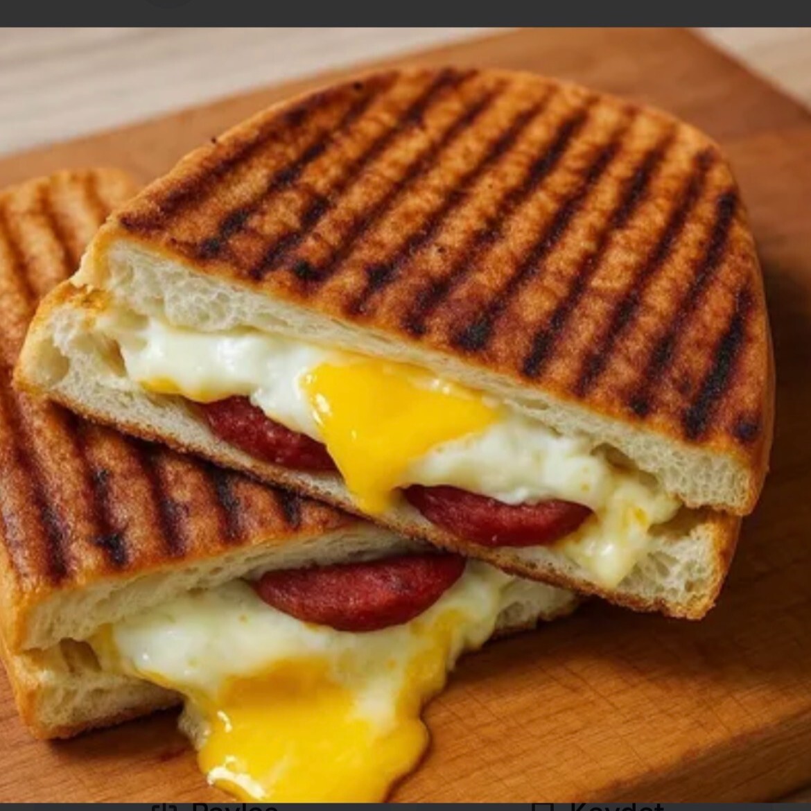 Sucuklu Yumurtalı Tost