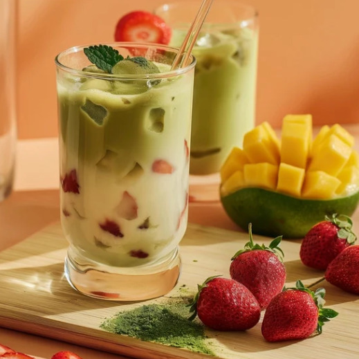 Mango Strawberry Matcha