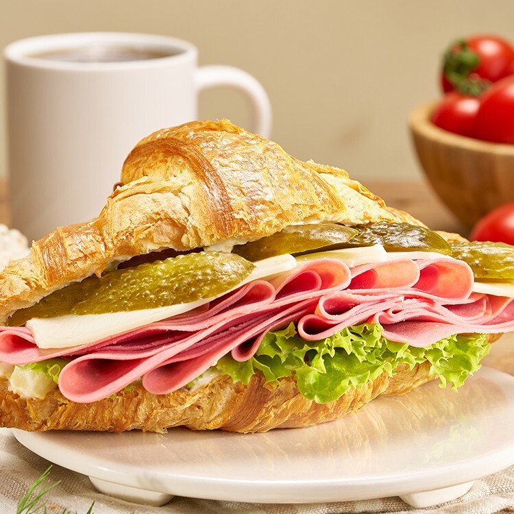 Kruvasan Sandviç Dana Jambon