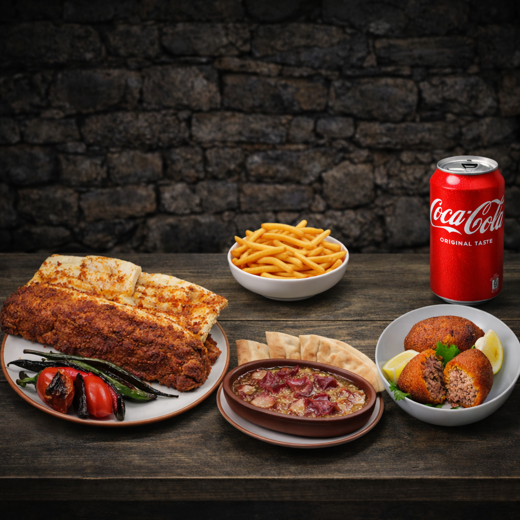 Adana Kebap Porsiyon Özel Menü