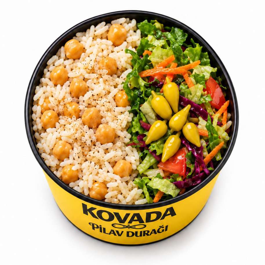 Kovada Büyük Boy Nohutlu Pilav
