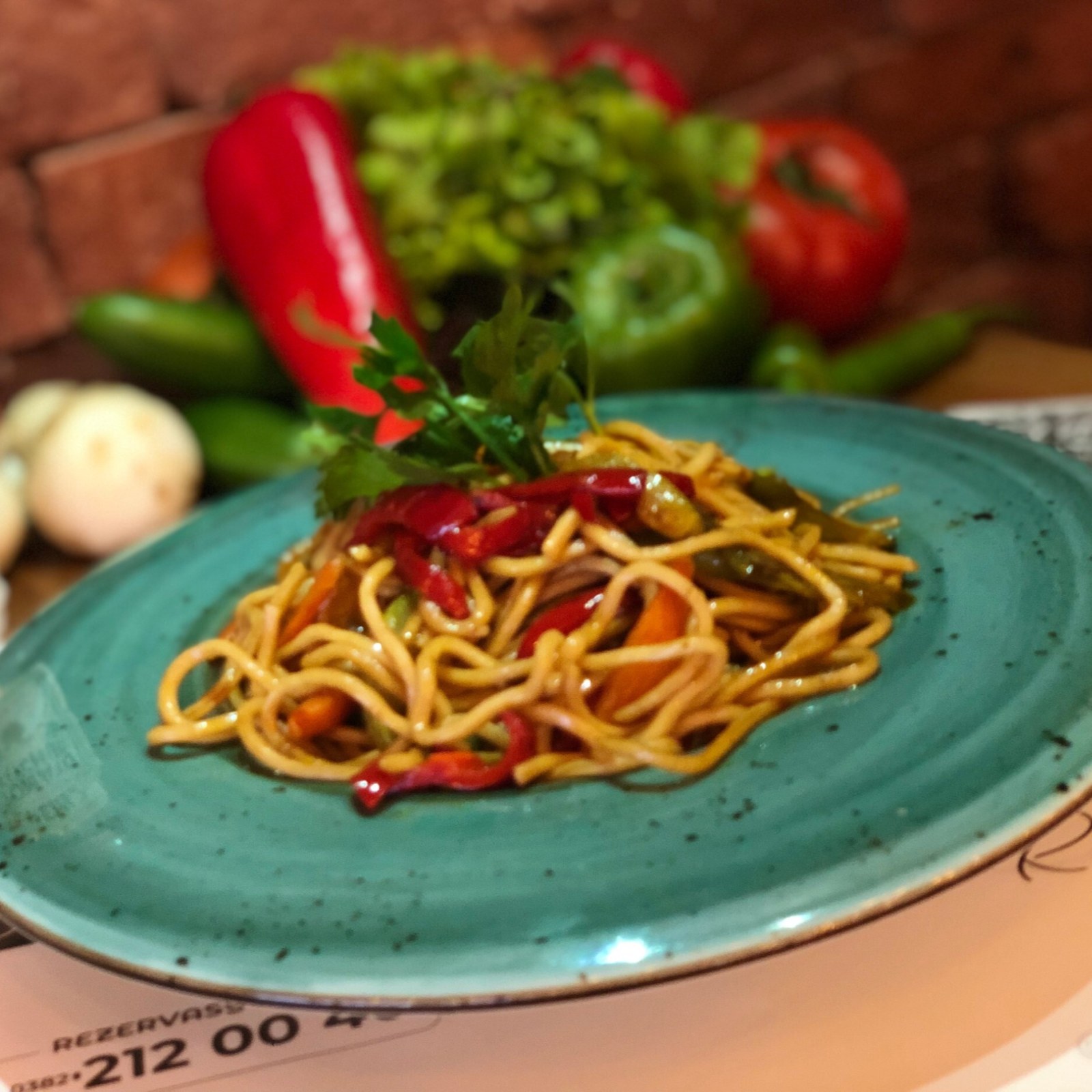 Sebzeli Noodle