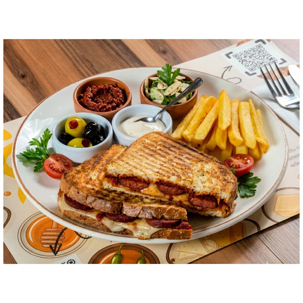 Salçalı Karışık Tost