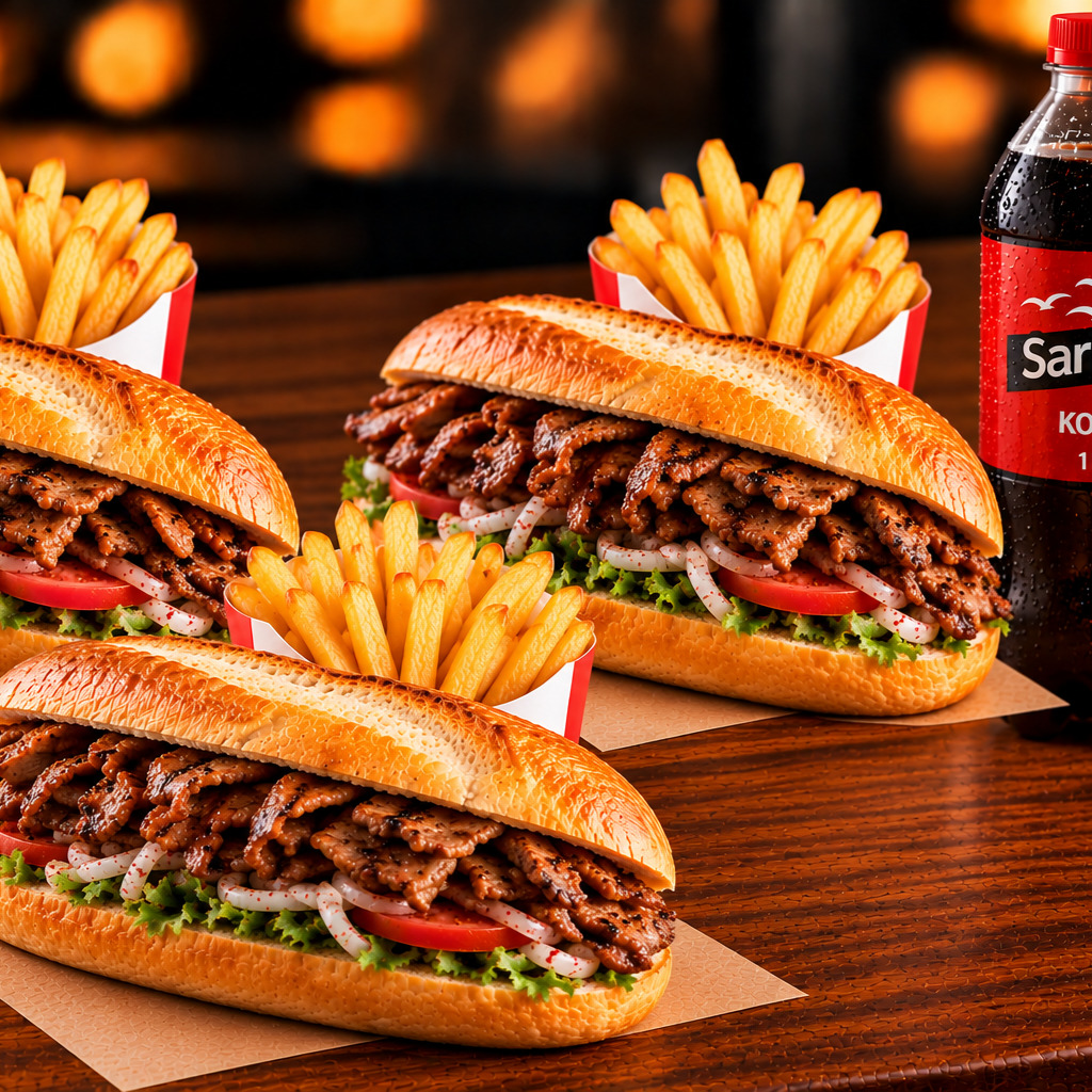 Et Döner Menü 3 Kişilik