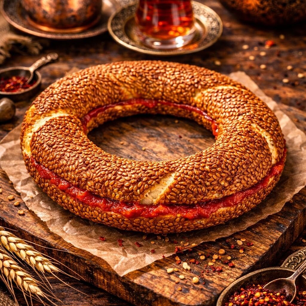 Soslu Çıtır Simit