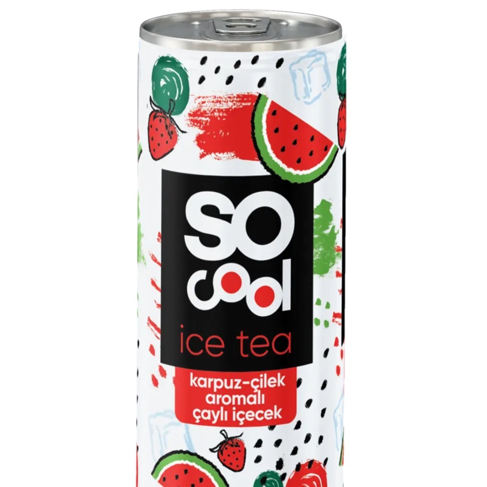 So Cool Soğuk Çay Karpuz Çilek (330 ml)