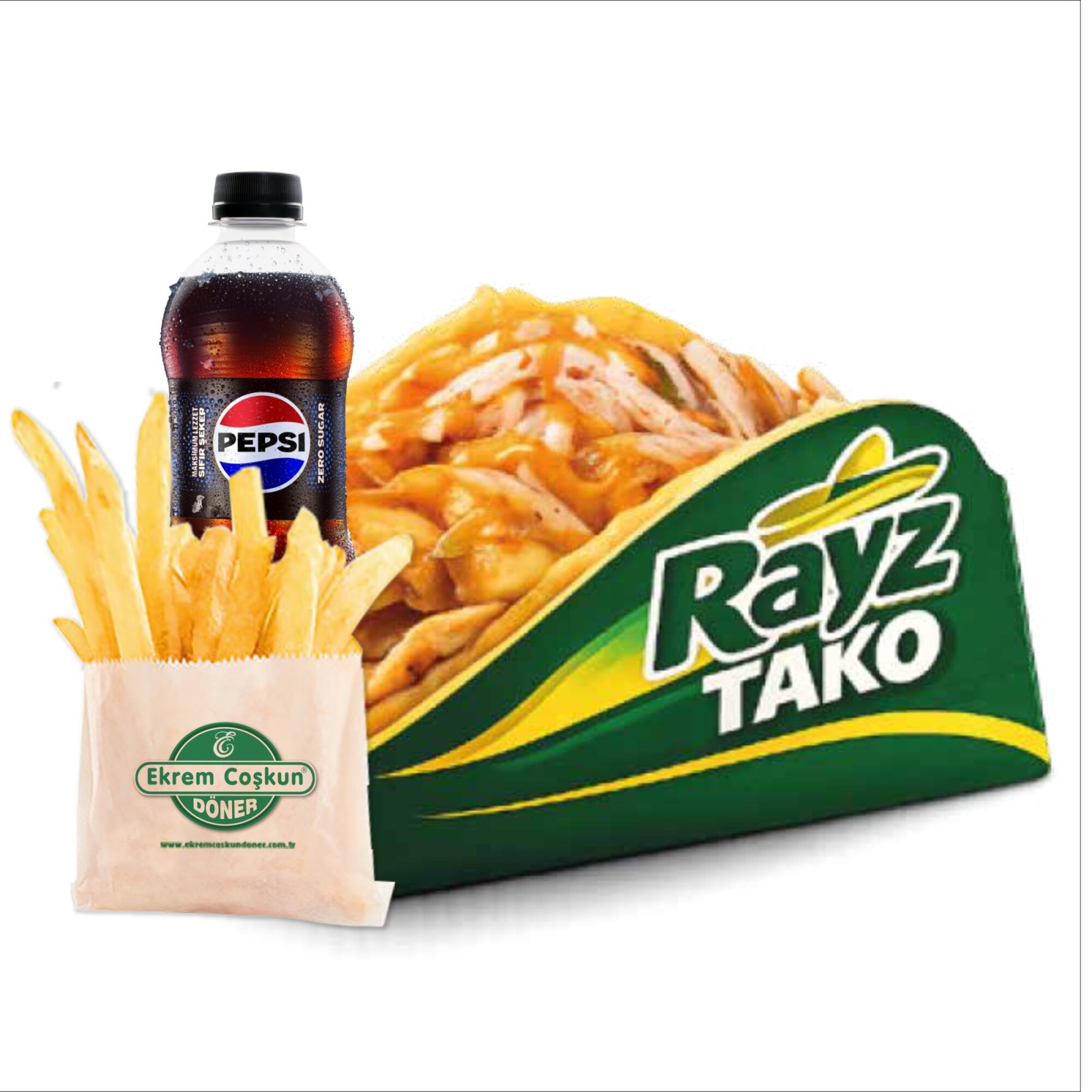 Rayz Taco Tavuk Tekli Menü