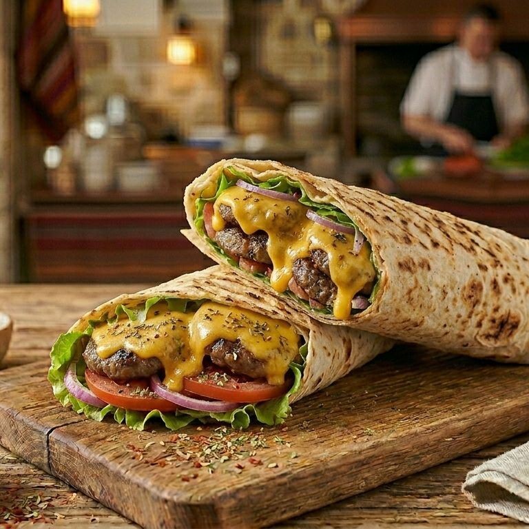 Cheddarlı Izgara Köfte Dürüm (160 Gr)