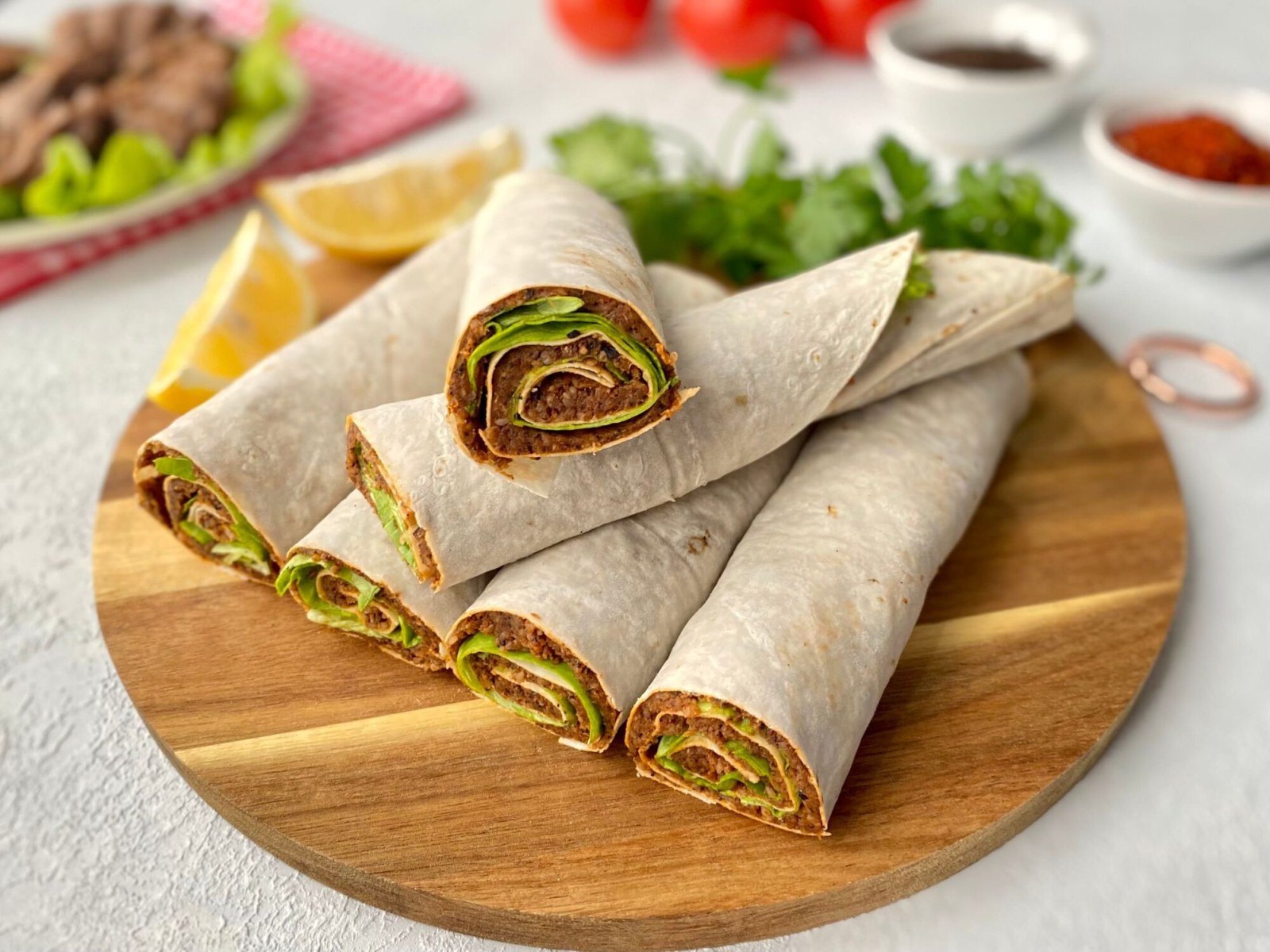 10 Çiğ Köfte Dürüm + 10 Ayran