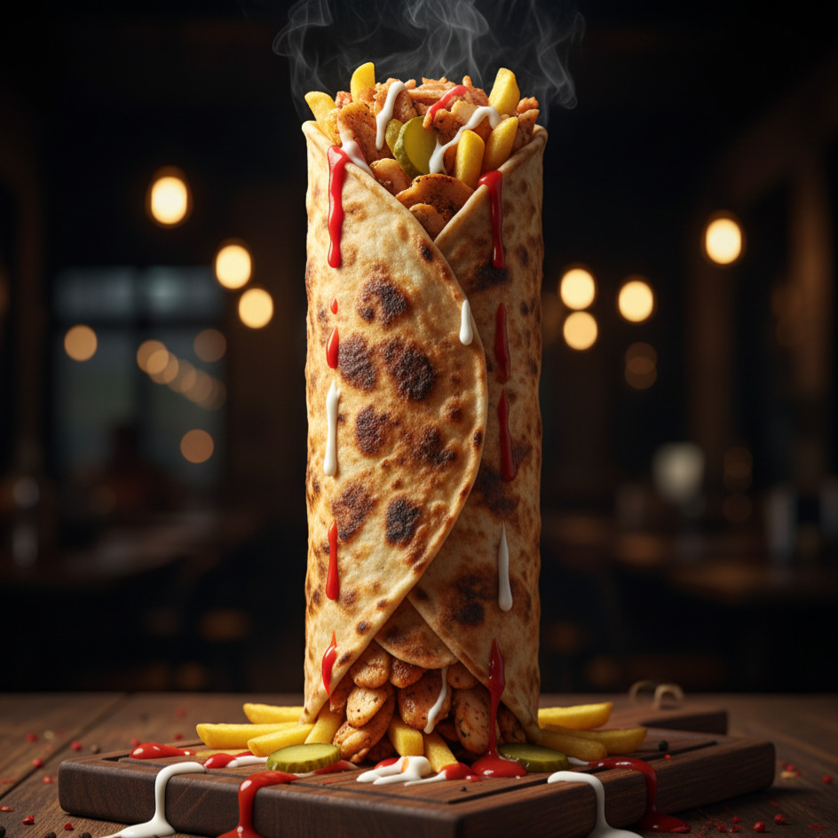 Çift Lavaş Tavuk Döner