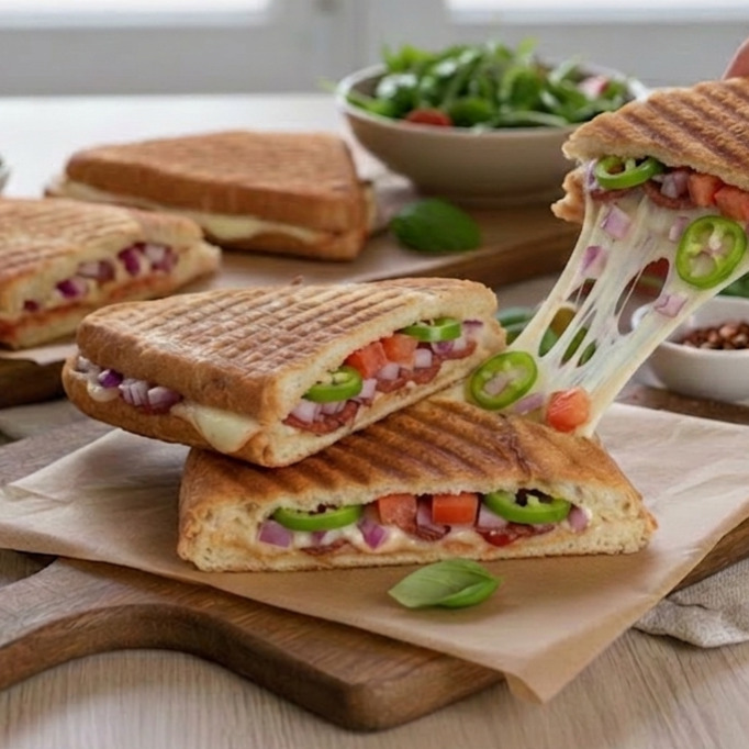 Soğanlı Sucuklu Tost