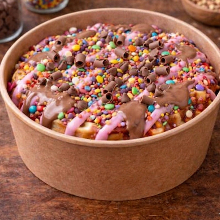 çilek kova waffle