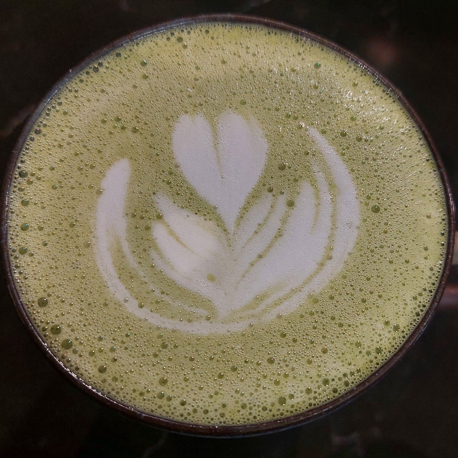 Pink Matcha Vanilia Latte (8 oz)